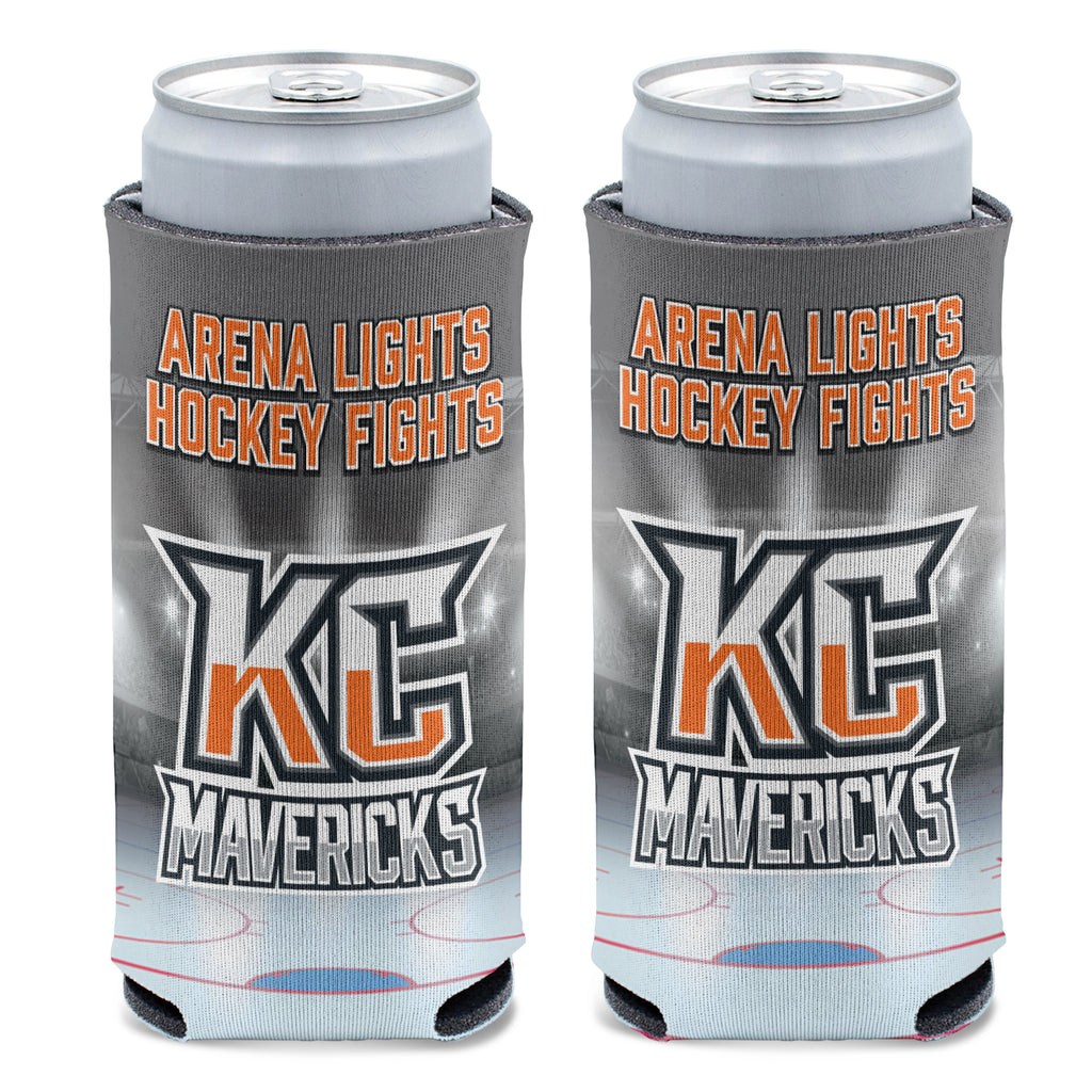 Novelty Slim Koozie Grey
