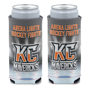 Novelty Slim Koozie Grey