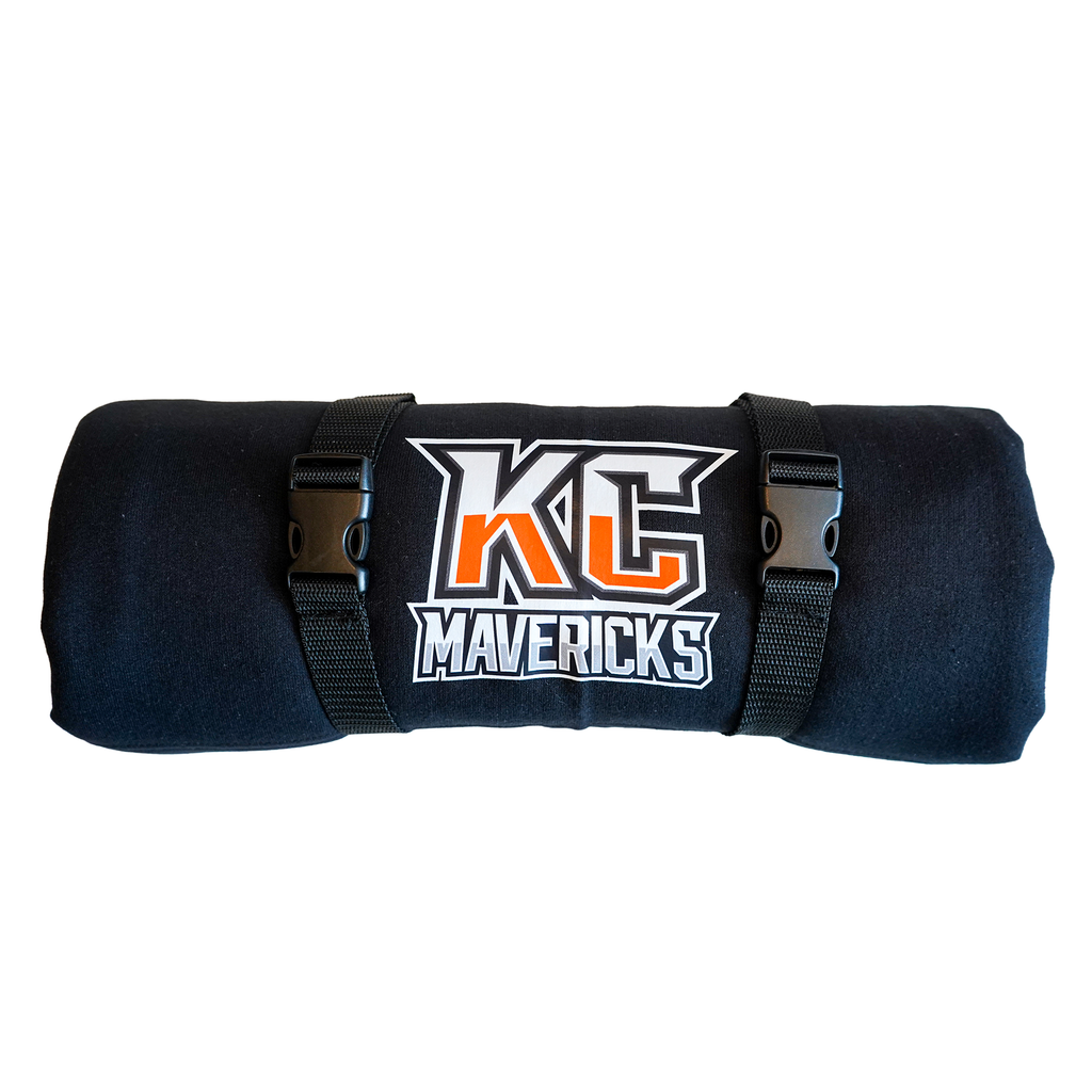 Novelty Stadium Sweatshirt Blanket Black