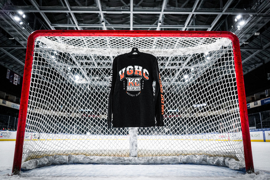 Mens VG L/S Tee w/ Hockey on Sleeve