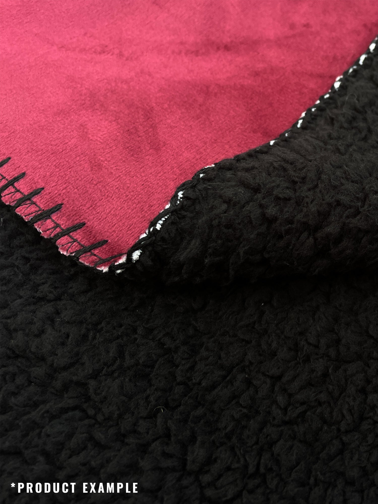 Kansas City Mavericks Black Sherpa Blanket