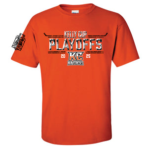 Mens/Unisex Kelly Cup Playoff Tee Orange