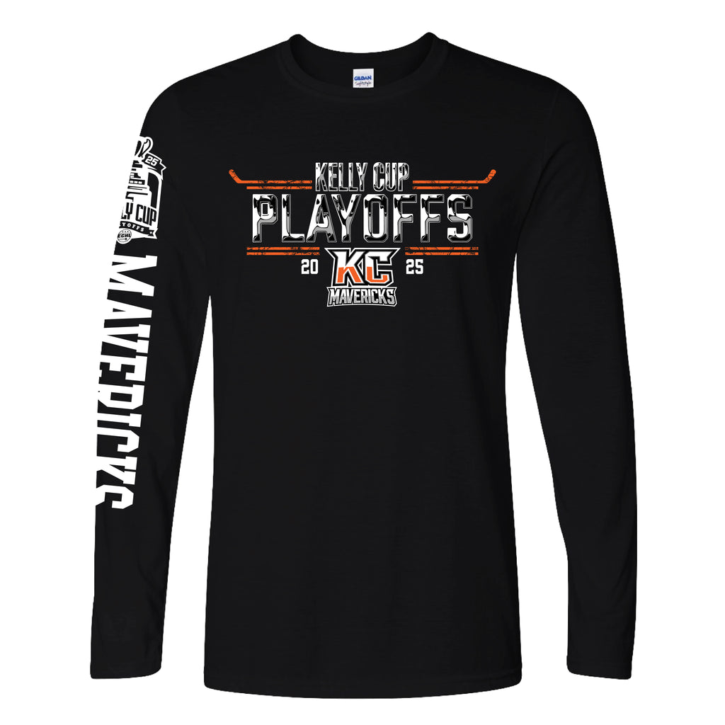 Mens/Unisex Kelly Cup L/S Tee Black-B