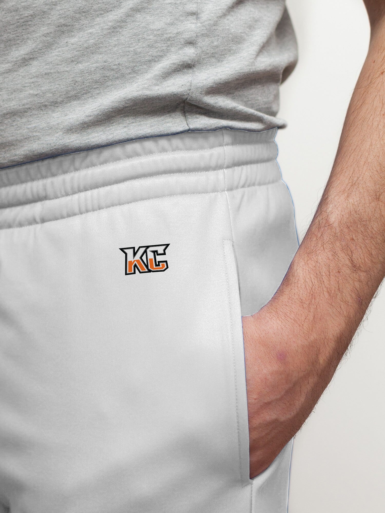 Kansas City Mavericks White Hockey Jogger Pants