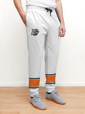 Kansas City Mavericks White Hockey Jogger Pants