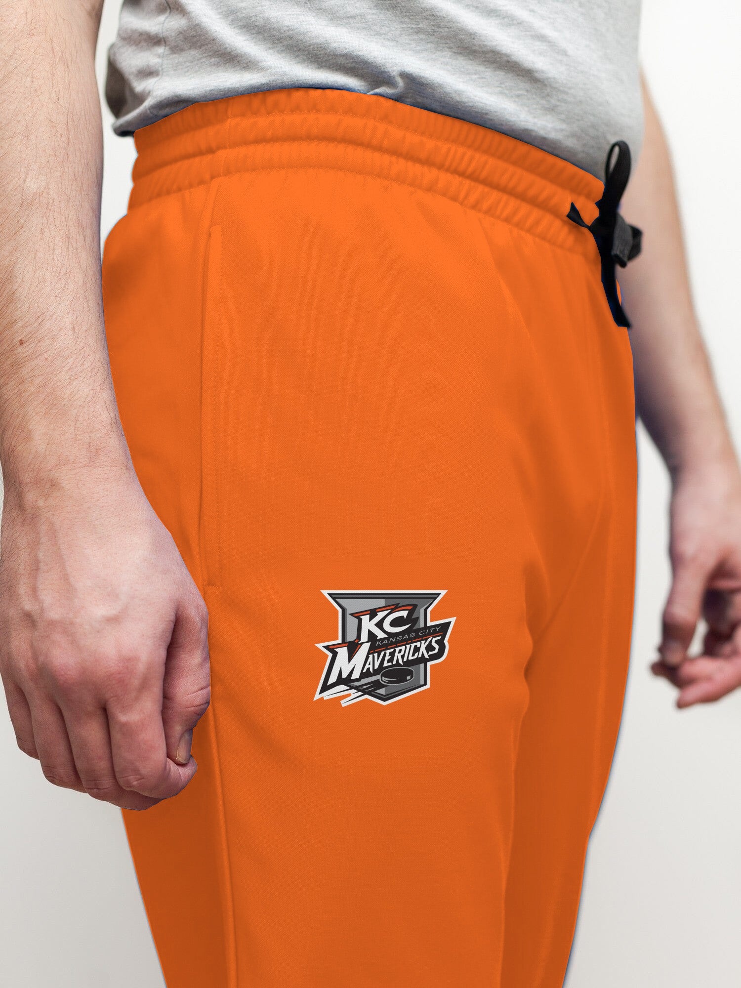 Kansas City Mavericks Orange Hockey Jogger Pants