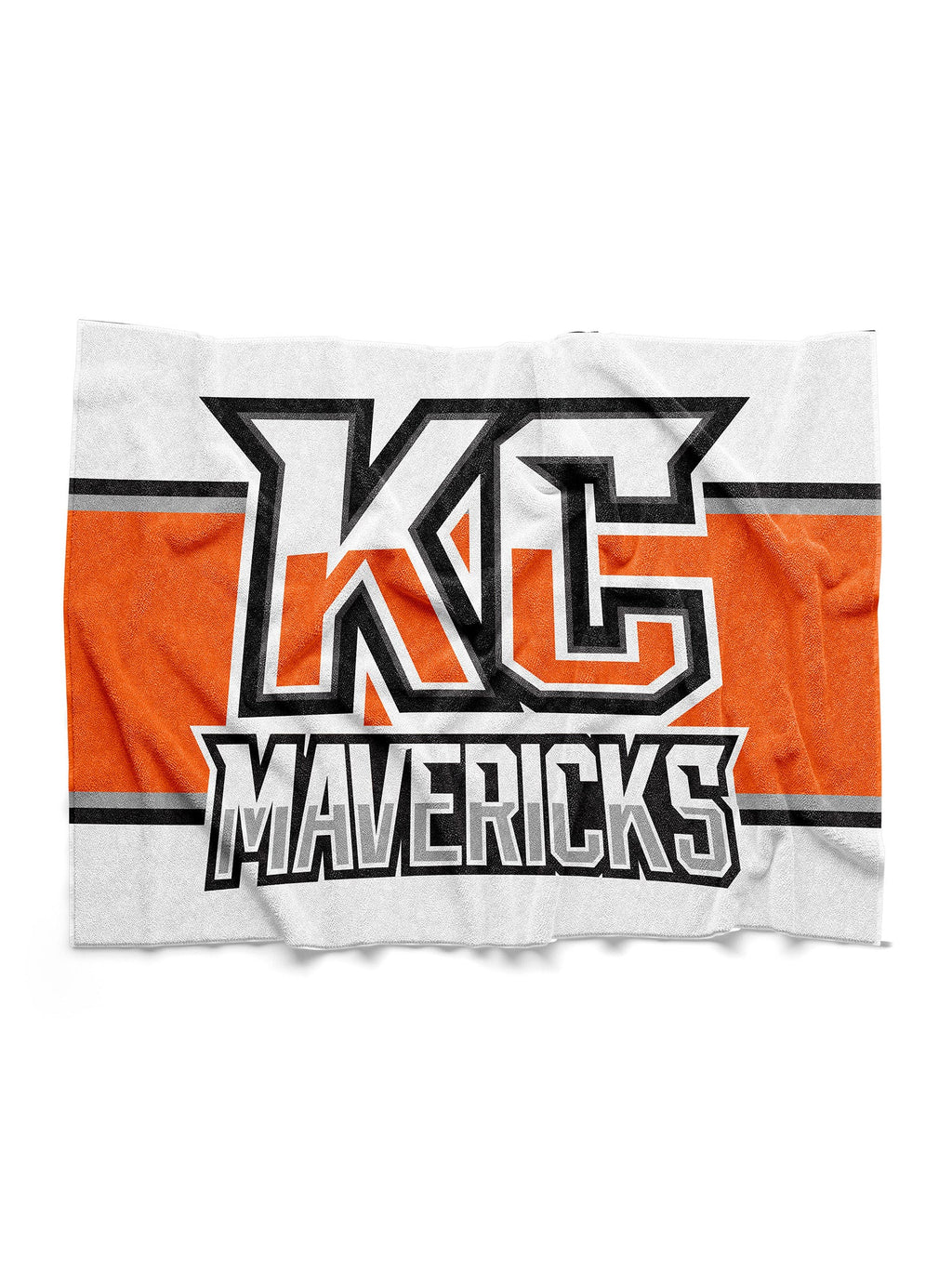 Kansas City Mavericks White Sherpa Blanket