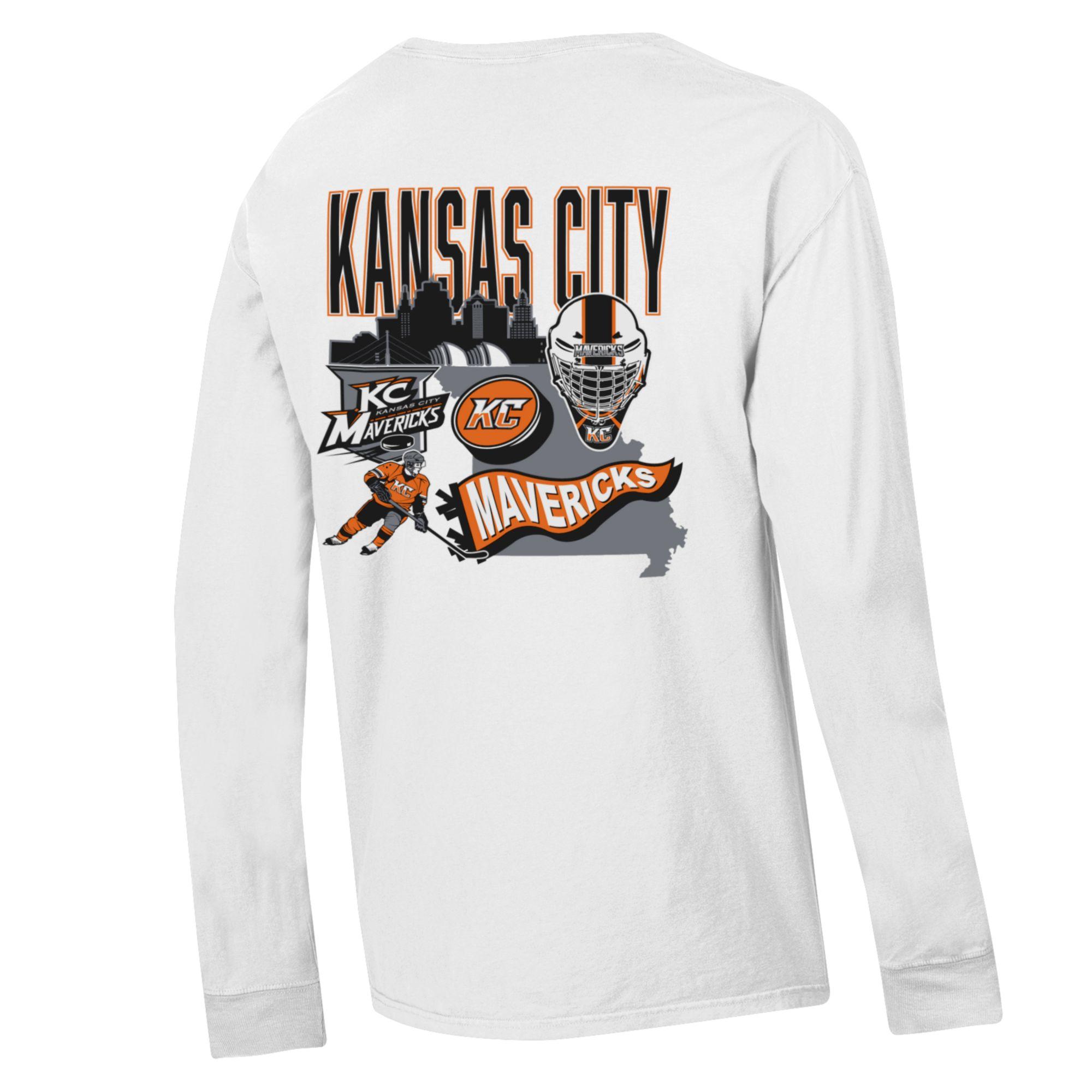 Mens Comfort Wash L/S Pocket Tee w/ Mask White