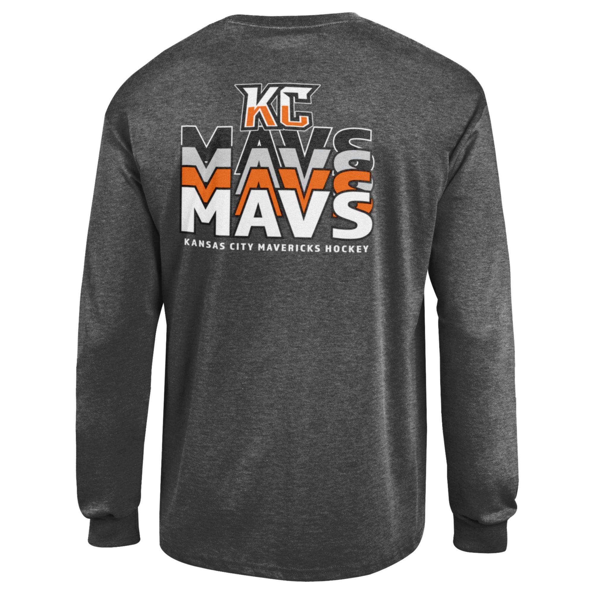 Mens Repeated MAVS L/S Tee Granite Heather