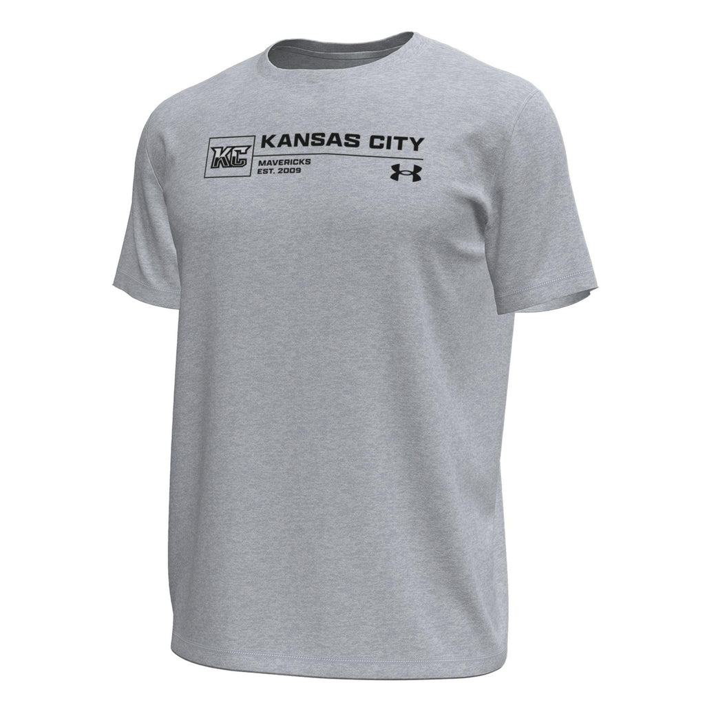Mens UA S/S Tech Tee Mod Gray
