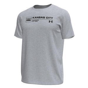 Mens UA S/S Tech Tee Mod Gray