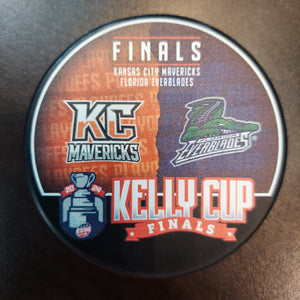 Kelly Cup Finals Dueling Puck (A)