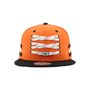 Hat Flat Bill Hockey Lace Up Orange