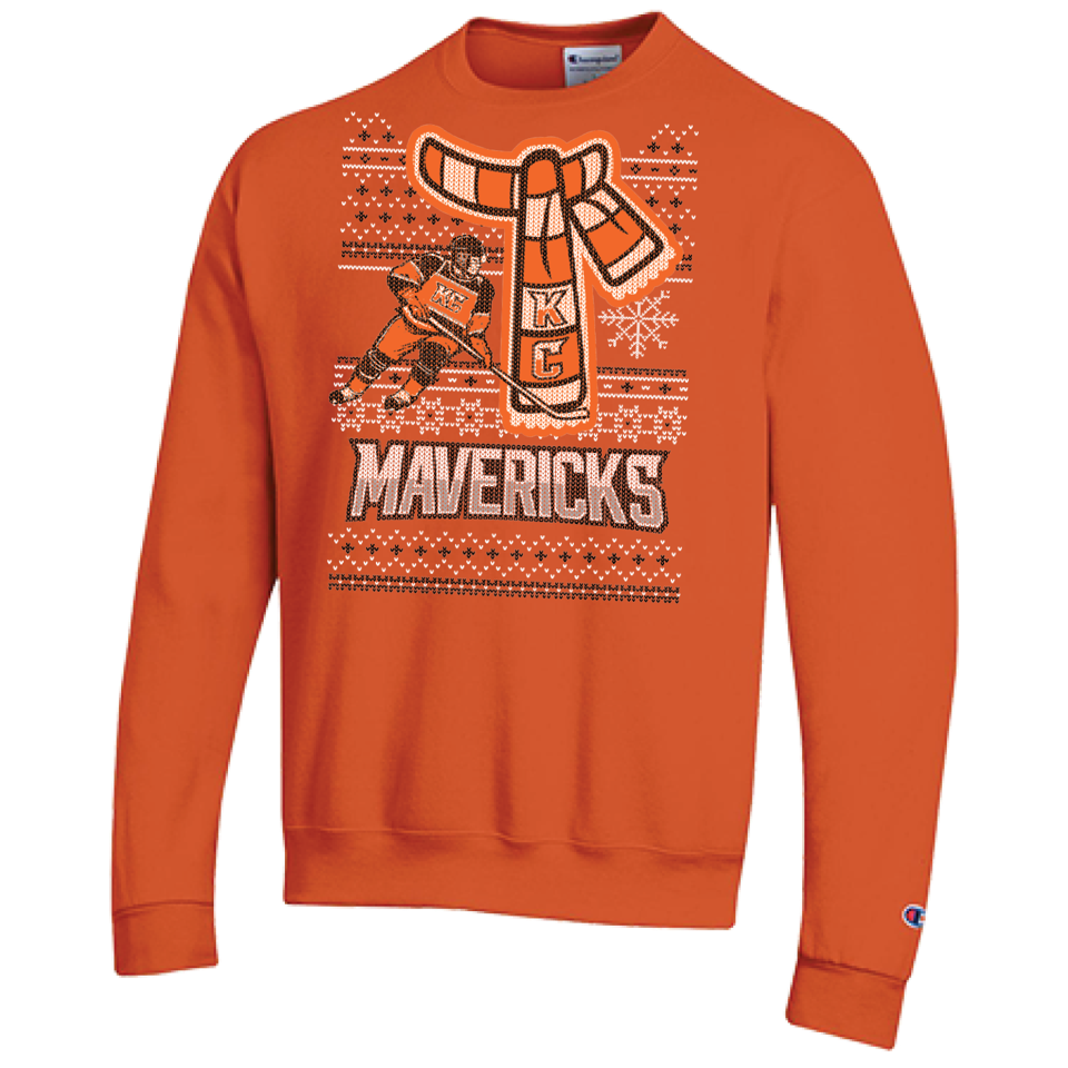 Mens/Unisex  Holiday Scarf Sweatshirt