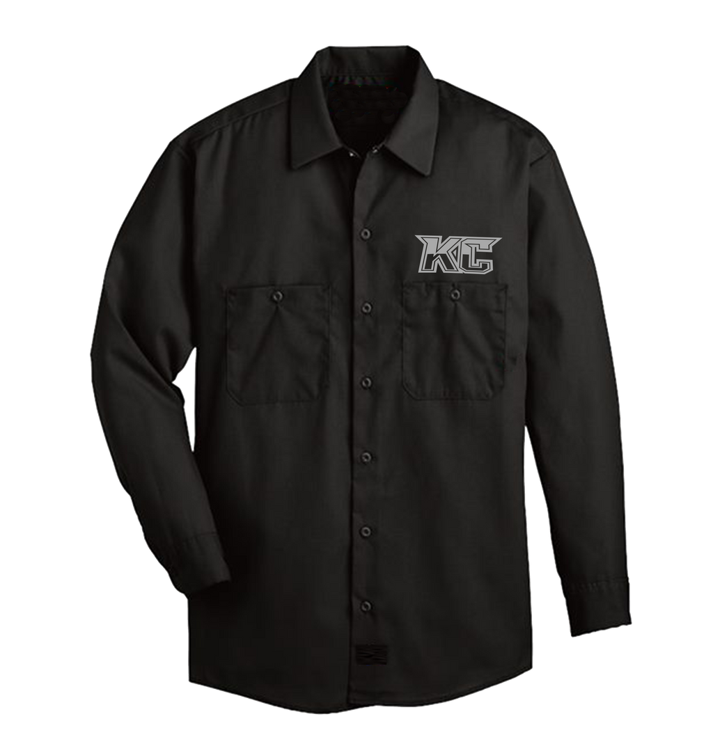 CS BLACK BUTTON DOWN KC